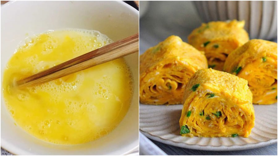Cách rán trứng nhiều hơn bình thường