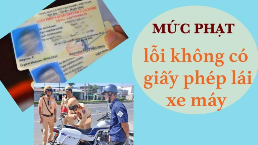 Người điều khiển xe mô tô (xe máy) và các loại xe tương tự xe mô tô không mang theo bằng SHBET 1000 World Cup thì bị phạt phạt tiền từ 100.000 đồng đến 200.000 đồng
