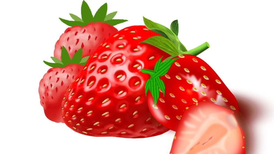 Dâu tây là trái cây vừa ngon vừa giàu vitamin C