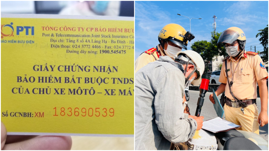 Không có bảo hiểm xe máy người dân bị xử phạt như thế nào