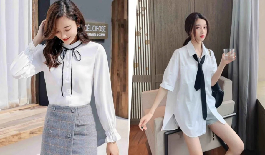Sơ mi trắng diện với gì cũng có vẻ như rất hoàn hảo