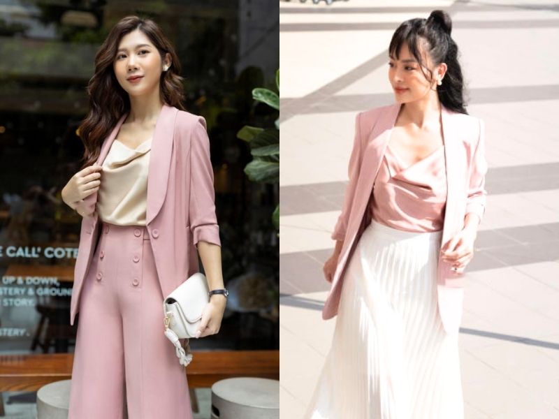 Blazer cũng là một trong những item không bao giờ lỗi mốt mà các chị em nên có.