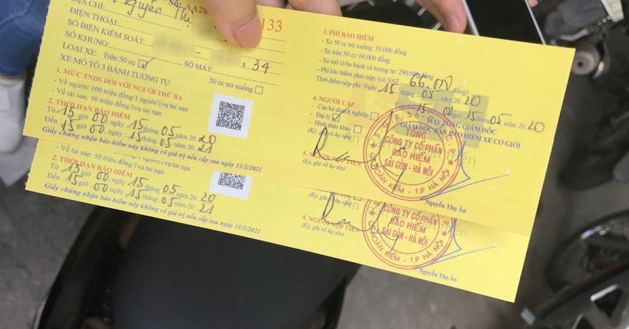 Bảo hiểm xe máy là tên thường dùng để chỉ bảo hiểm trách nhiệm dân sự của chủ xe mô tô, xe máy.    