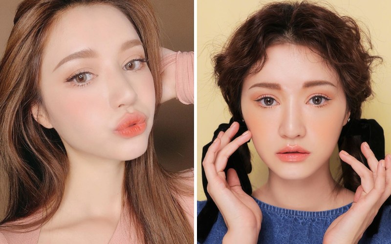 Tô điểm cam đào cho mắt