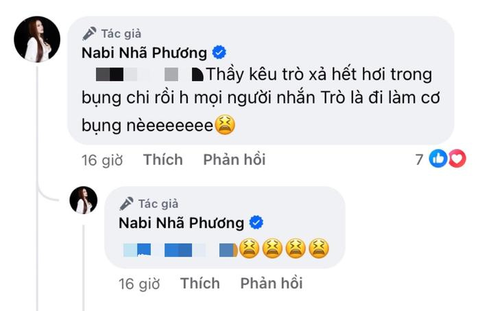 Cô không giấu khỏi sự bức xúc khi bị nghi can thiệp 