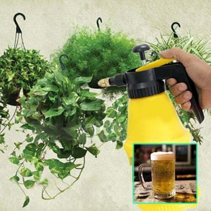 Bia là nguồn dinh dưỡng cực tốt cho cây