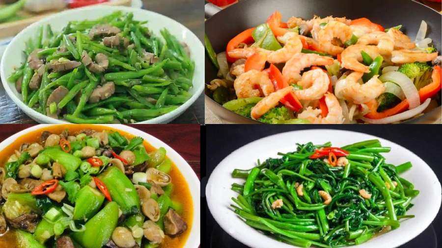 Bí kíp xào rất quan trọng để món xào ngon