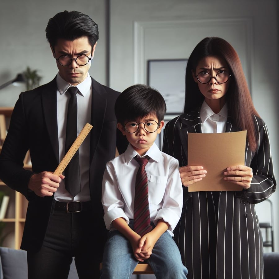 Cha mẹ nghiêm khắc quá mức có thể làm hại sự phát triển của trẻ