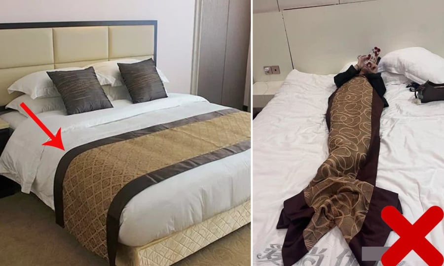 Tấm bed-runner sẽ giúp hứng lấy bụi bẩn hay vi khuẩn để ga giường vẫn sạch sẽ, giúp bạn an toàn khỏe mạnh khi nằm lên.