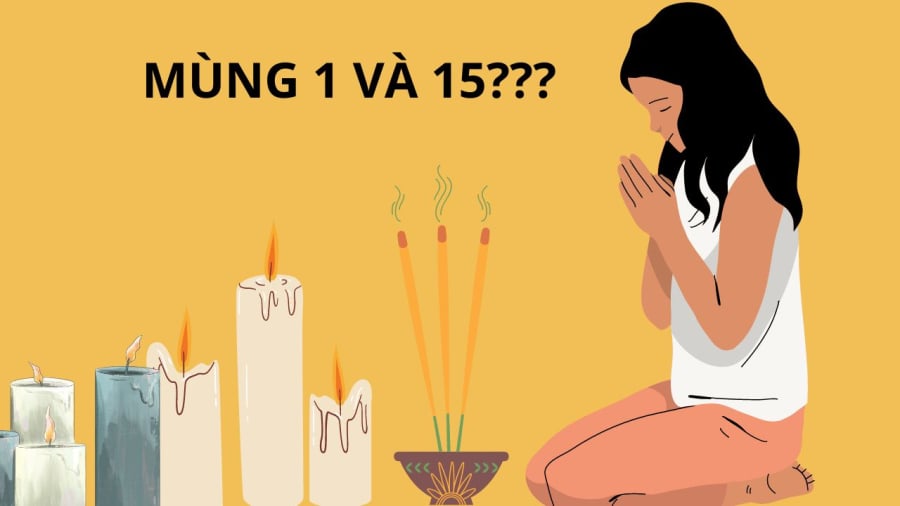 Ngày 1 (trăng non) và 15 (trăng tròn) có nhiều ý nghĩa