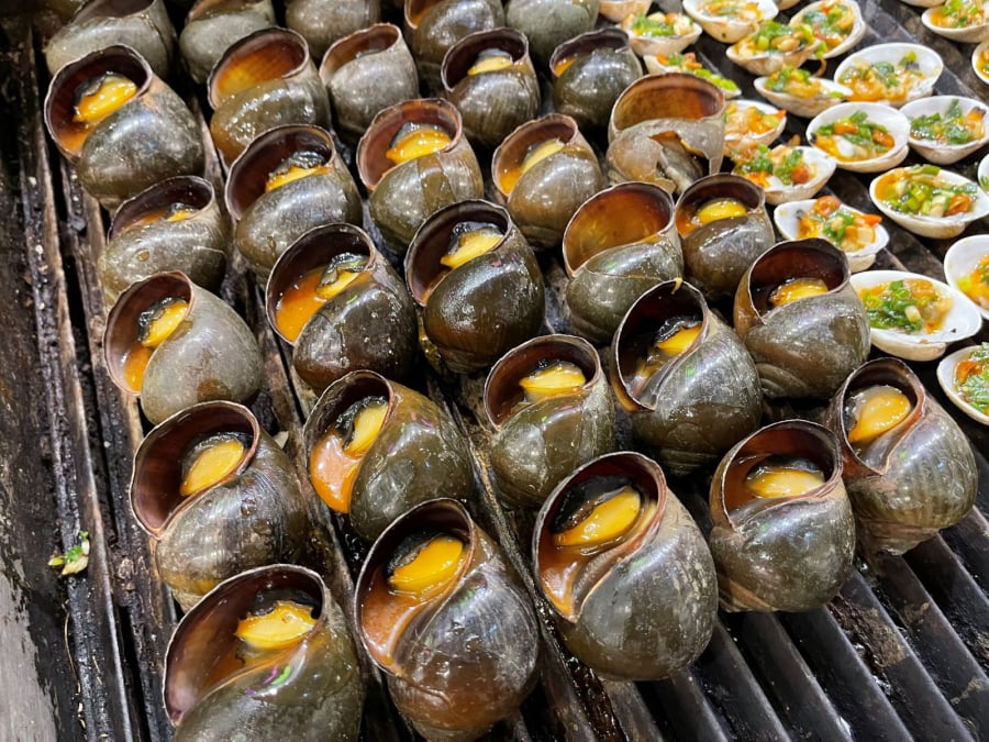 Ốc nhồi chế biến được nhiều món ngon