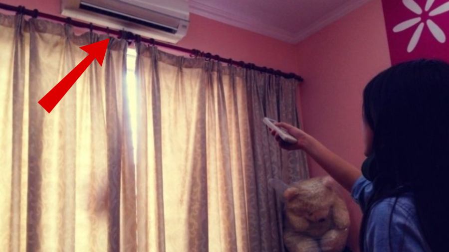 Không nên đóng kín cửa bật điều hòa