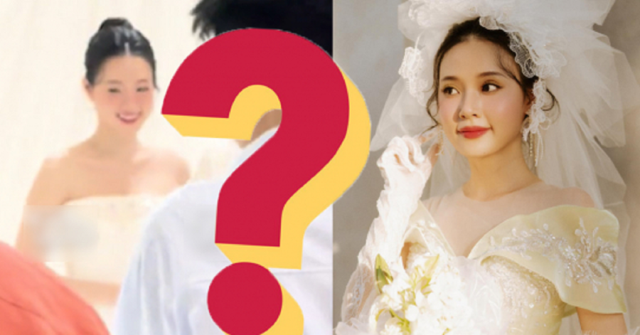 Vừa qua, đúng ngày Cá tháng Tư, Midu bất ngờ tung ảnh diện váy cô dâu và thông báo năm nay sẽ lấy chồng. Nhiều người cho rằng đây chỉ là trò đùa của cô nàng. Mới đây, dân tình xôn xao về đoạn video ghi lại hậu trường được cho là buổi chụp ảnh cưới của nữ diễn viên Midu. Trong video, Midu mặc váy cưới màu trắng tinh khôi, mỉm cười với một người đàn ông. Điều này khiến nhiều người tò mò. Có thông tin cho rằng, đàng trai là một doanh nhân thành đạt nhưng danh tính cụ thể chưa được hé lộ.     