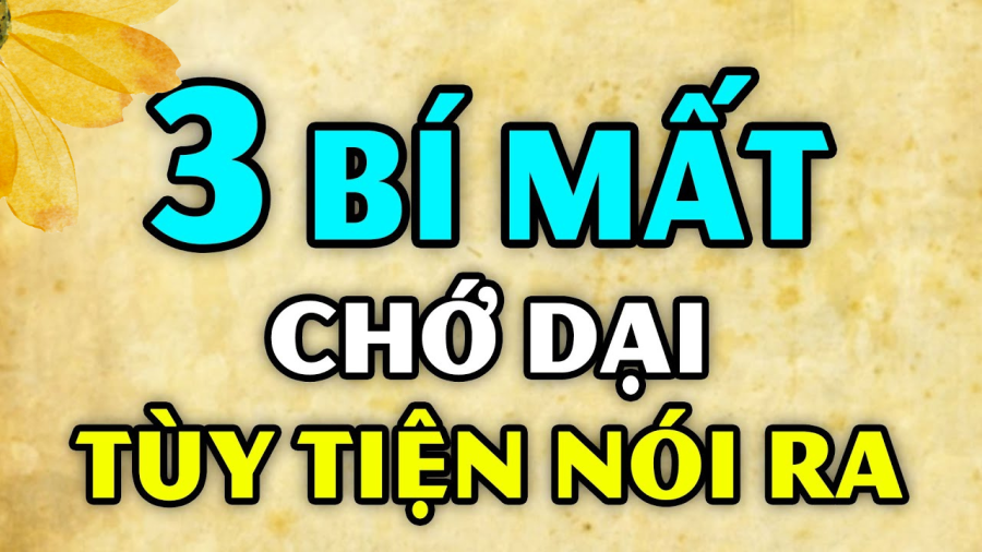 Có những điều bạn nên giữ bí mật
