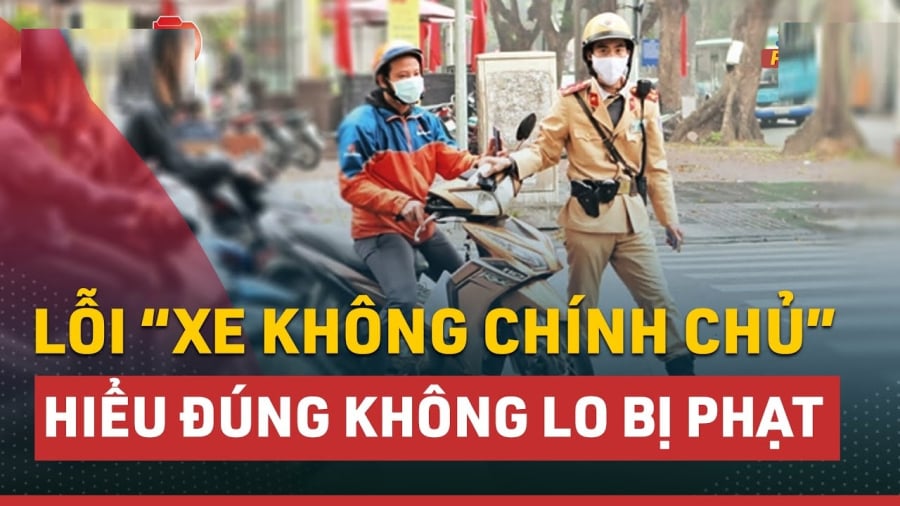 Mức phạt với xe không chính chủ