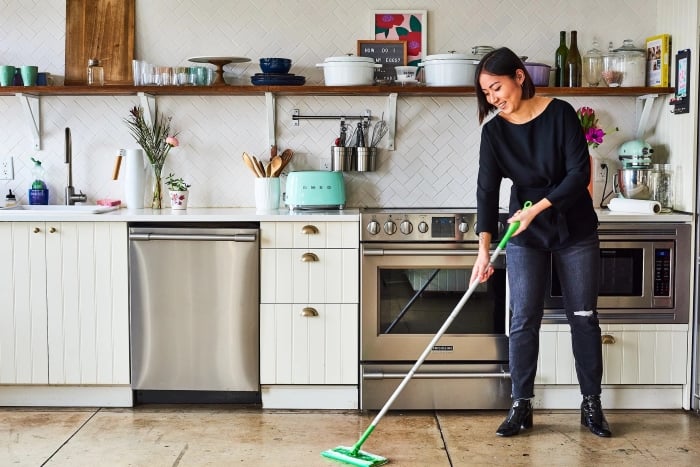 Căn bếp cần được dọn sạch sẽ