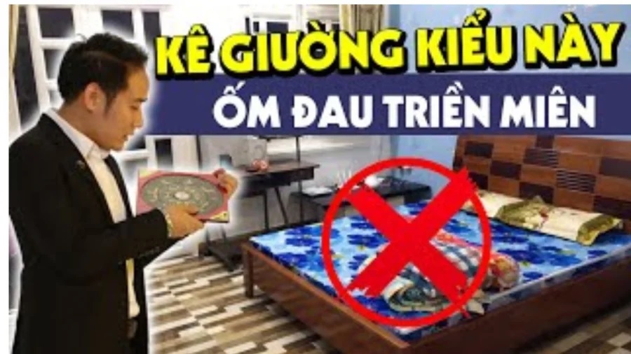 Đại kị khi kê giường ngủ