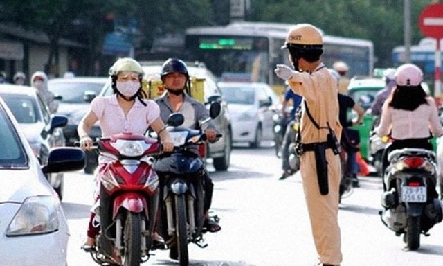 Những trường hợp không đội mũ bảo hiểm không bị xử phạt