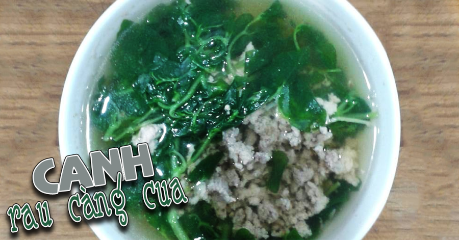 Rau càng cua ngon bổ dưỡng không bị nuôi hóa chất