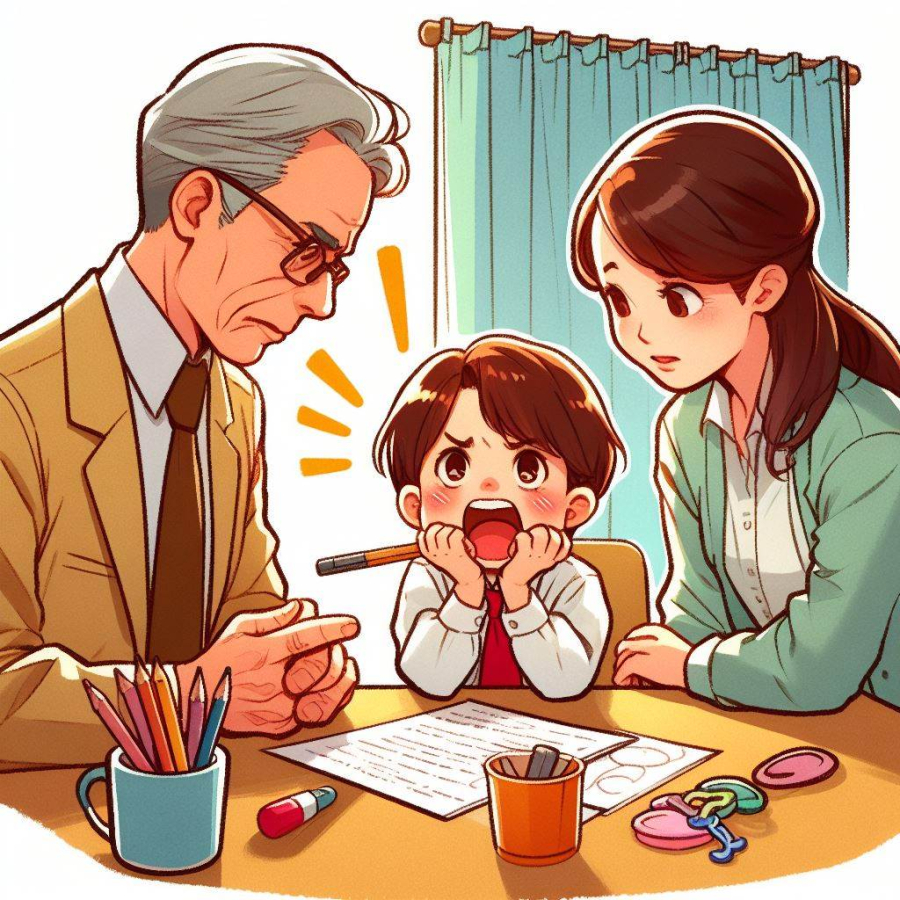 Mẹ có thể khích lệ trẻ rằng: “Con có quyền tức giận, nhưng hãy chia sẻ với mẹ bằng lời nói, con nhé!”