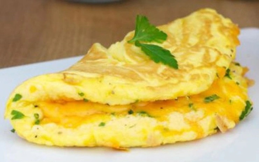 Món trứng tráng sẽ xốp, mịn và ngon