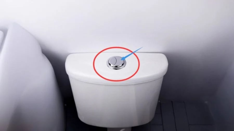 Nút xả to nhỏ dùng trong những trường hợp khác nhau nhằm điều chỉnh lượng nước và áp lực xả phù hợp