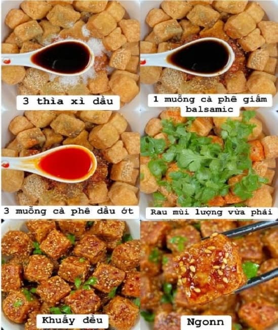 Cách rán đậu phụ ngon, lạ miệng