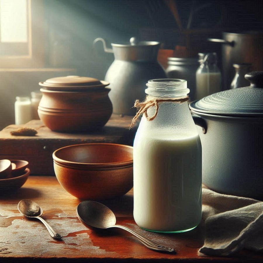 Sữa tươi không đường giúp làm sạch bát đĩa sứ