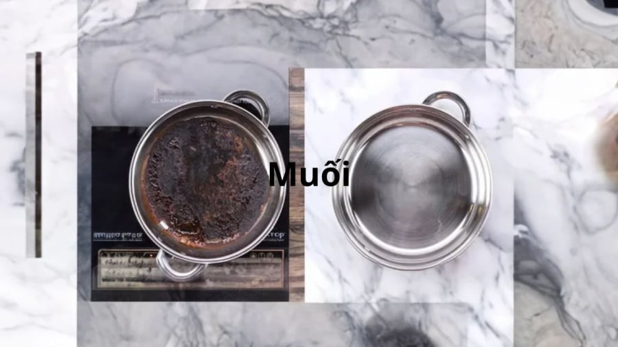 Những nồi chảo cháy đen sẽ nhanh sáng bóng trở lại khi dùng mẹo này