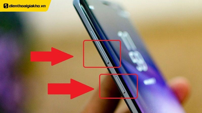  Điều chỉnh âm lượng ở trên điện thoại