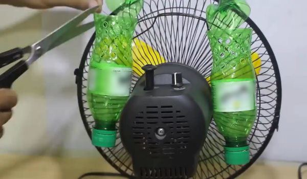 Tự chế quạt điện thành quạt phun sương