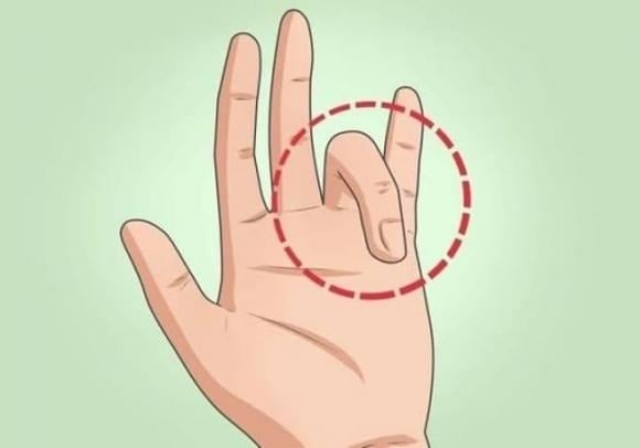 Nếu trên ngón áp út của bạn có một đường vân đặc biệt, đó là một đường vân ngắn chạy song song với khớp giữa đốt thứ nhất và thứ hai.