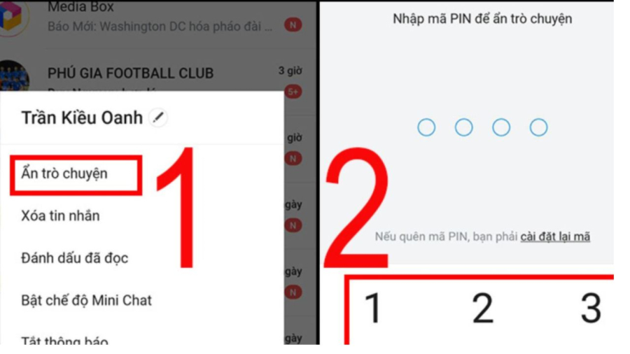 Cách ẩn tin nhắn zalo trên điện thoại thực hiện dễ dàng