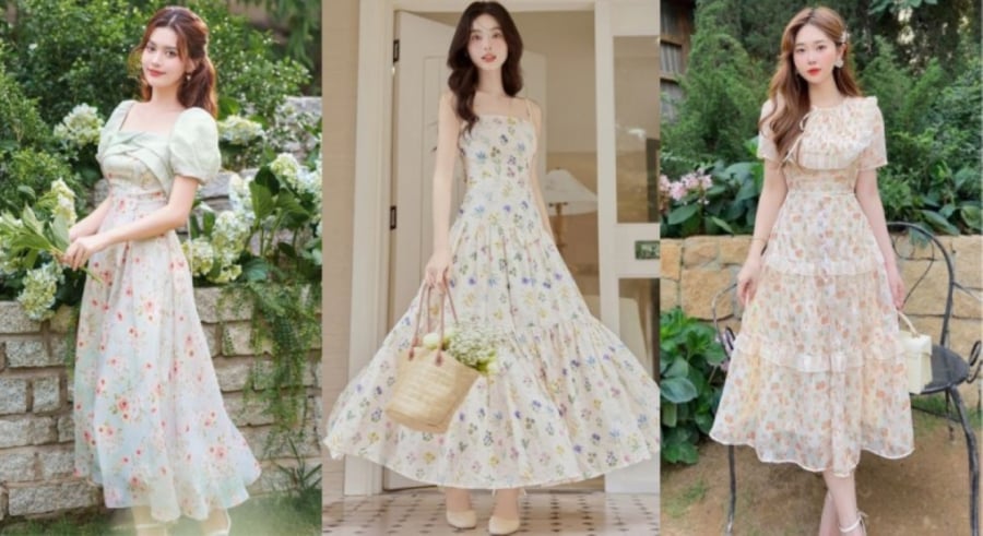 Những chiếc đầm hoa giúp chị em tự tin tỏa sáng giữa thời tiết nóng bức của mùa hè