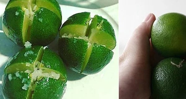 Chanh rắc muối giúp thanh lọc không khí