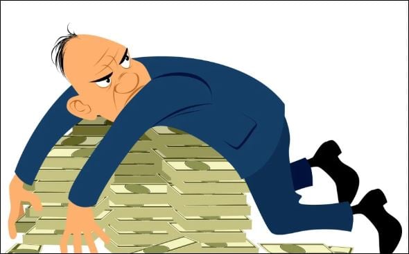 Các cụ có câu: Chim chết vì mồi, người chết vì lòng tham. Đừng bao giờ sống để lòng tham nuốt chứng. (ảnh minh họa)