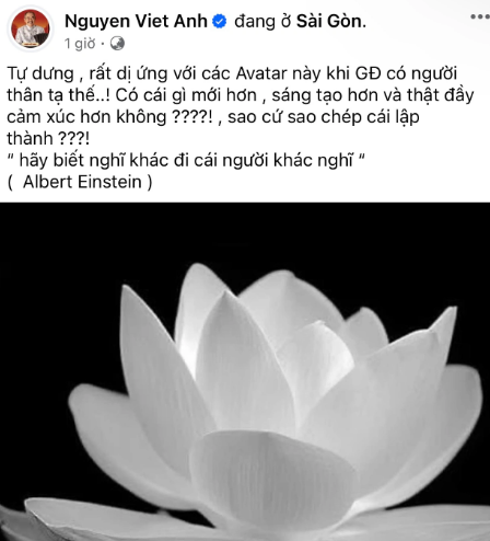 NSND Việt Anh tiếp tục có phát ngôn khiến dân tình gây tranh cãi.  