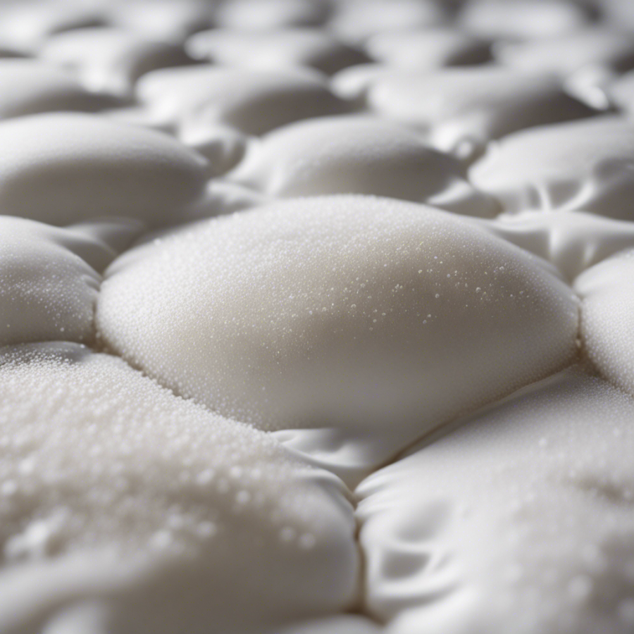 Pha một lượng baking soda vừa đủ với nước và phun nhẹ lên những chỗ đệm bị ẩm