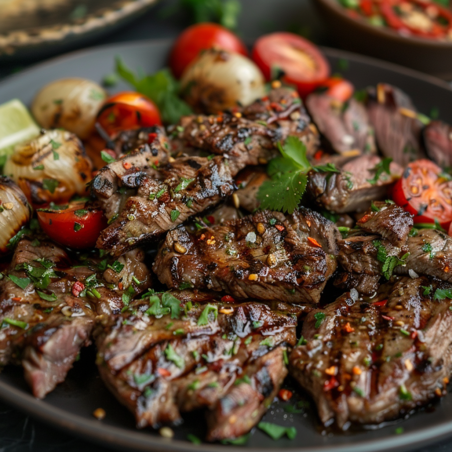 Thịt nướng có thể ăn kèm với bánh mì, cơm trắng
