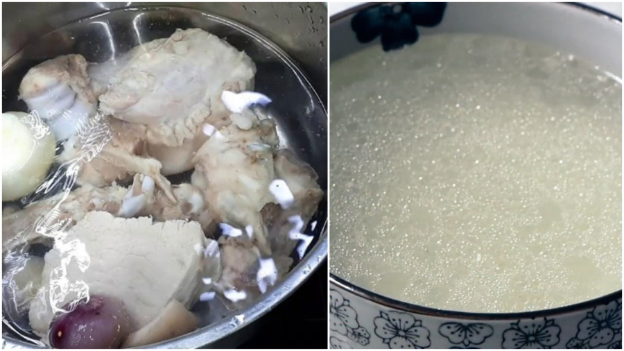 Cách hầm xương trong veo ngọt lịm
