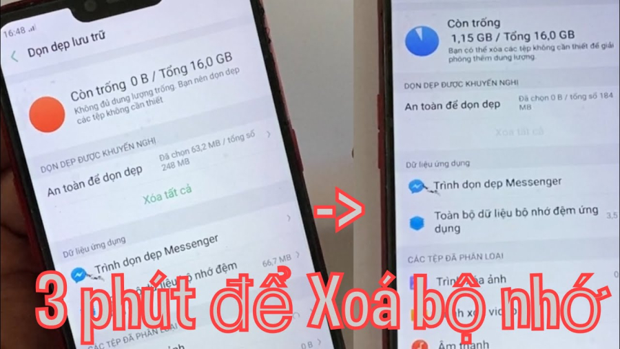 Xoá các ứng dụng không sử dụng