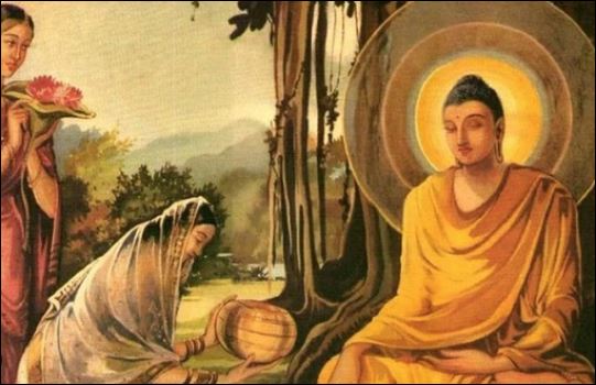 Con người ta thường chỉ biết tìm kiếm, cúng bái để mong có nhiều tiền bạc. Nhưng lại không biết cha mẹ mới chính là sự cúng dường tốt nhất. (ảnh minh họa)