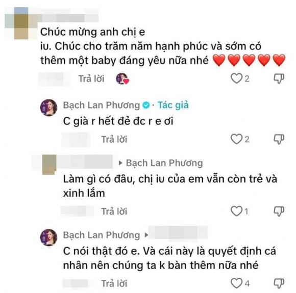 Bạch Lan Phương khẳng định không sinh con    