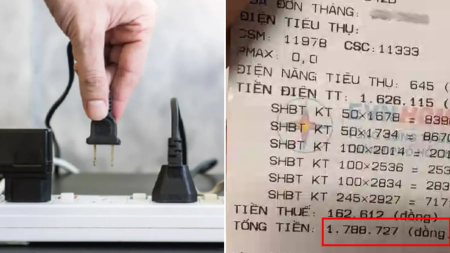 Một số thiết bị có thể âm thầm tiêu thụ điện ngay cả khi bạn đã tắt chúng.