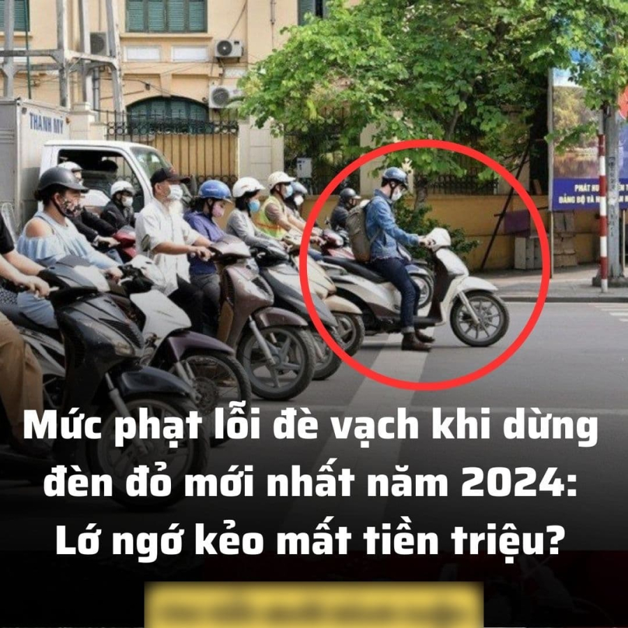 Theo quy định, khi gặp đèn đỏ và thấy vạch kẻ đèn đỏ, người điều khiển phương tiện không được phép cho xe lấn qua hoặc chạm đè lên vạch này. 