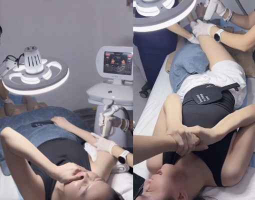 Vừa qua, Ngọc Trinh đã đăng tải video chia sẻ quá trình trị sẹo do tai nạn xe mô tô. Cô đã phải trải qua quá trình đau đơn. “Nữ hoàng nội y” một thời hết nhăn mặt, gồng mình đến che miệng để không cất tiếng hét. 