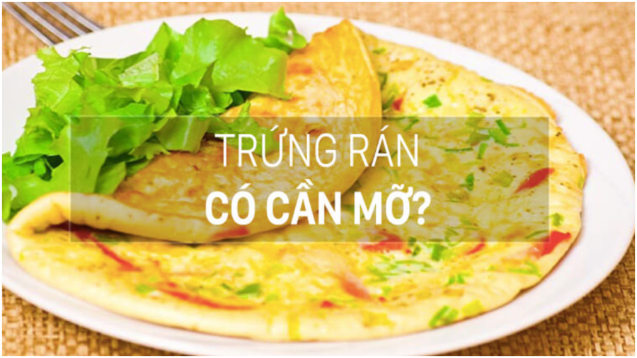 Cách rán trứng không cần mỡ thơm ngon không béo