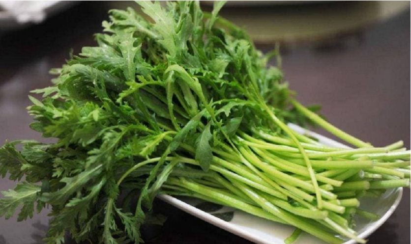 Ăn rau cải cúc thường xuyên tốt cho sức khỏe.