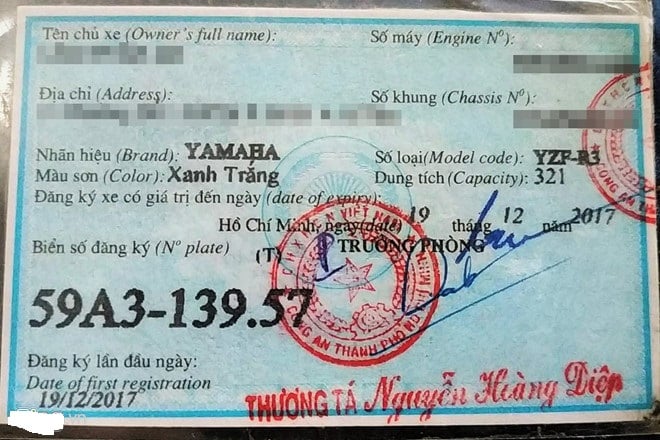 Trường hợp không đi đổi đăng ký xe bị phạt nặng