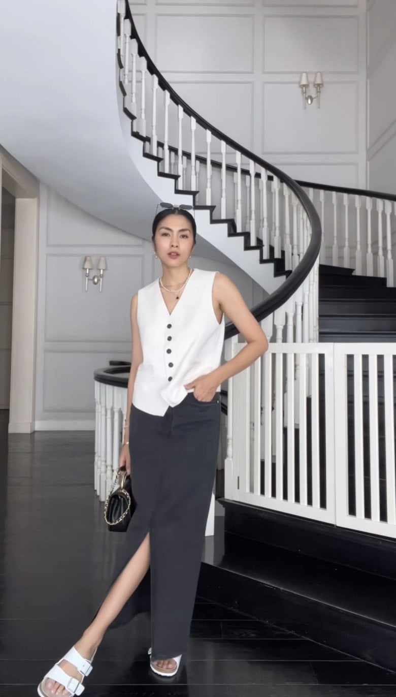 Chân váy xẻ tà có thể giúp Shbet999 com đăng nhập thêm nổi bật, quyến rũ. 